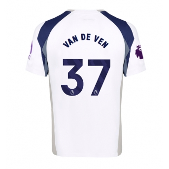 Billige Fotballdrakt Tottenham Hotspur Micky van de Ven #37 Replika Hjemmedrakt 2025-26 Kortermet